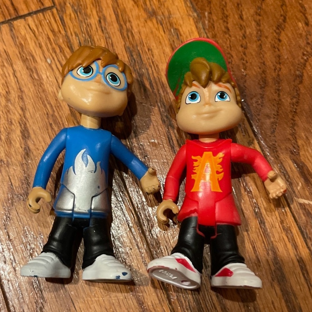 Alvin and the Chipmunks Action Figures - Alvin and Simon